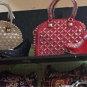 Beautiful red Bling bag